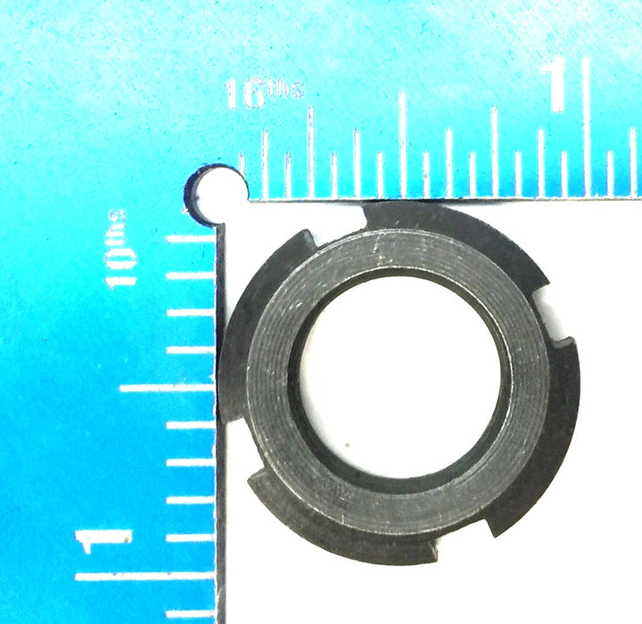 Unbranded 1" Black Steel Slotted Spanner Nut 11620003 [Lot of 4] NOS