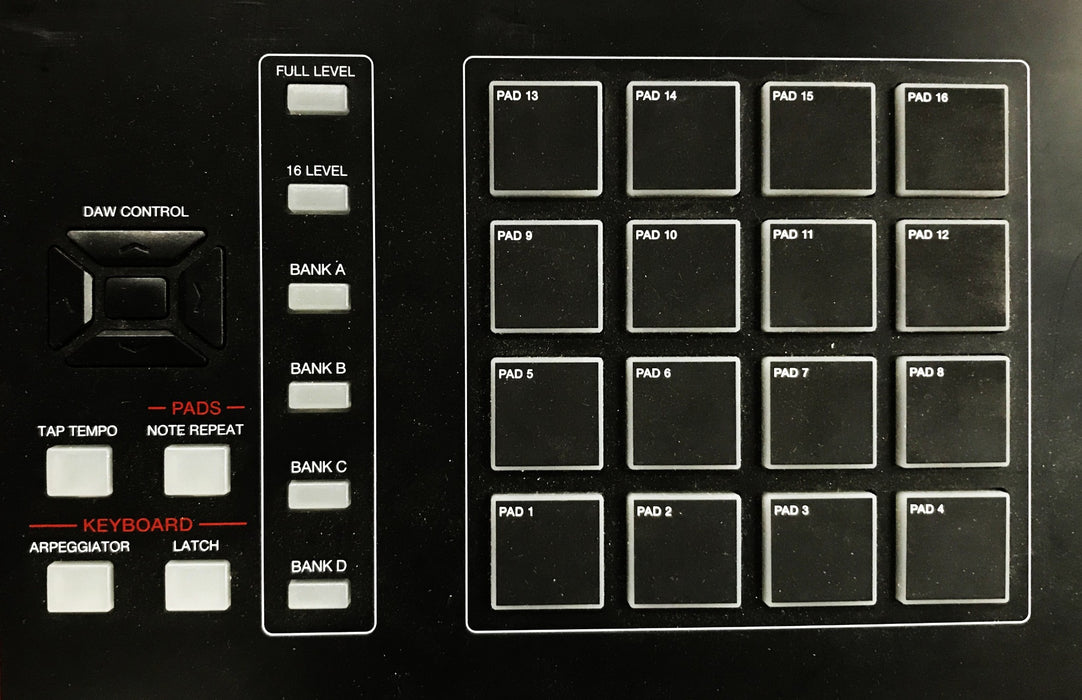 Akai Professional 61-Key Keyboard and Controller MPK261 No Power Cord USED