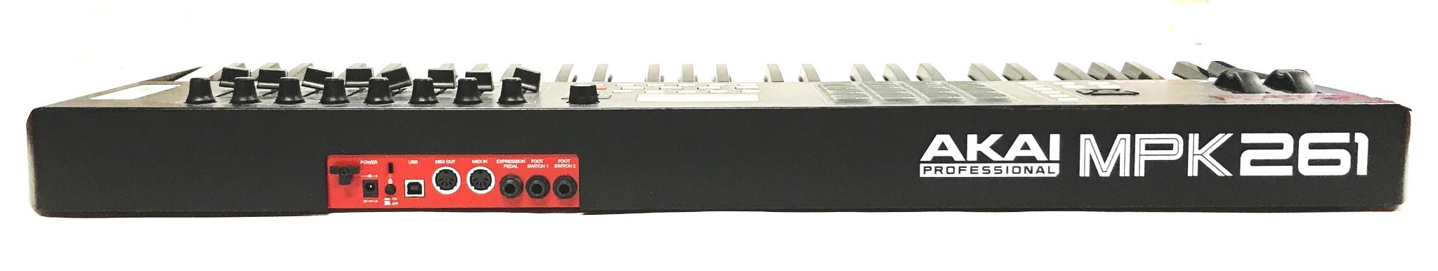 Akai Professional 61-Key Keyboard and Controller MPK261 No Power Cord USED
