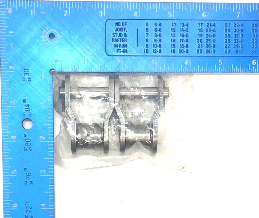 Tsubaki Roller Chain 2 Strand Off-Set Link RS100-2-OL [Lot of 2] NOS
