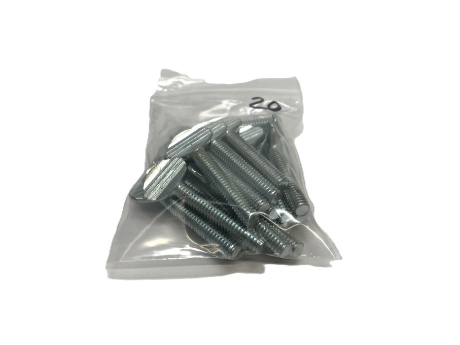 Unbranded 1/4-20 x 1-1/2" Spade Thumb Screw [Lot of 20] NOS