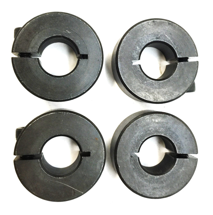 Unbranded 12MM Black Oxide Single-Piece Split Shaft Collar [Lot of 4] NOS