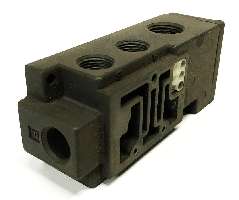 Numatics Mark-15 1/4 inch Pneumatic Valve Manifold Base Assembly 203-349 NOS