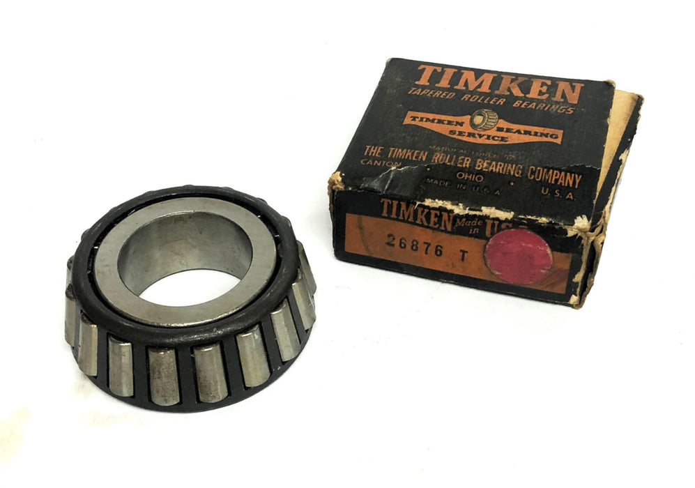 Timken Tapered Roller Bearing Cone 26876-T NOS