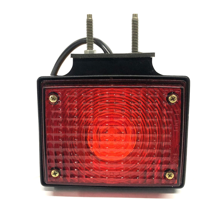 Trucklite Square Double Face Red/Amber Pedestal Stop Light 70356 NOS