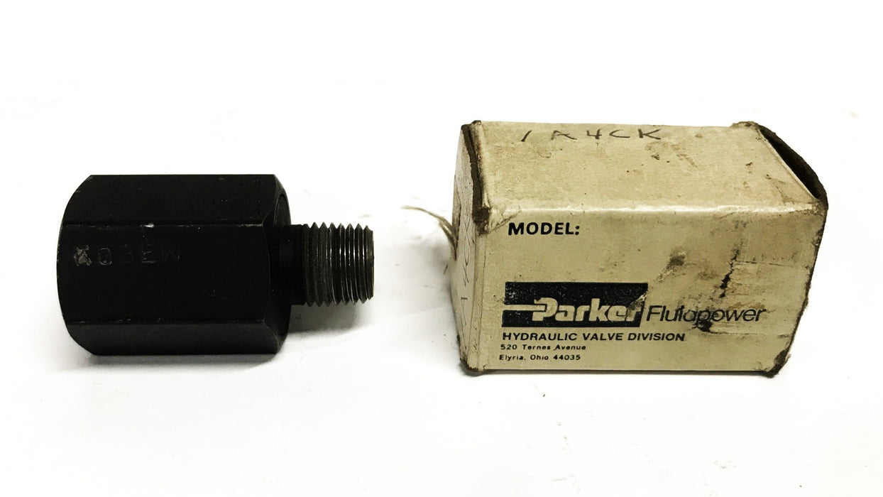 Parker Black Oxide In-Line Gauge Isolator Valve GF400S NOS