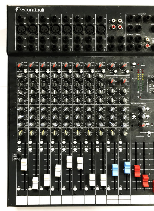 Soundcraft Vintage 8-Channel 4-Bus Mixing Board Spirit FX8 USED
