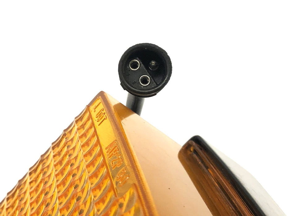 Trucklite Square Double Face Red/Amber Pedestal Stop Light 70356 NOS