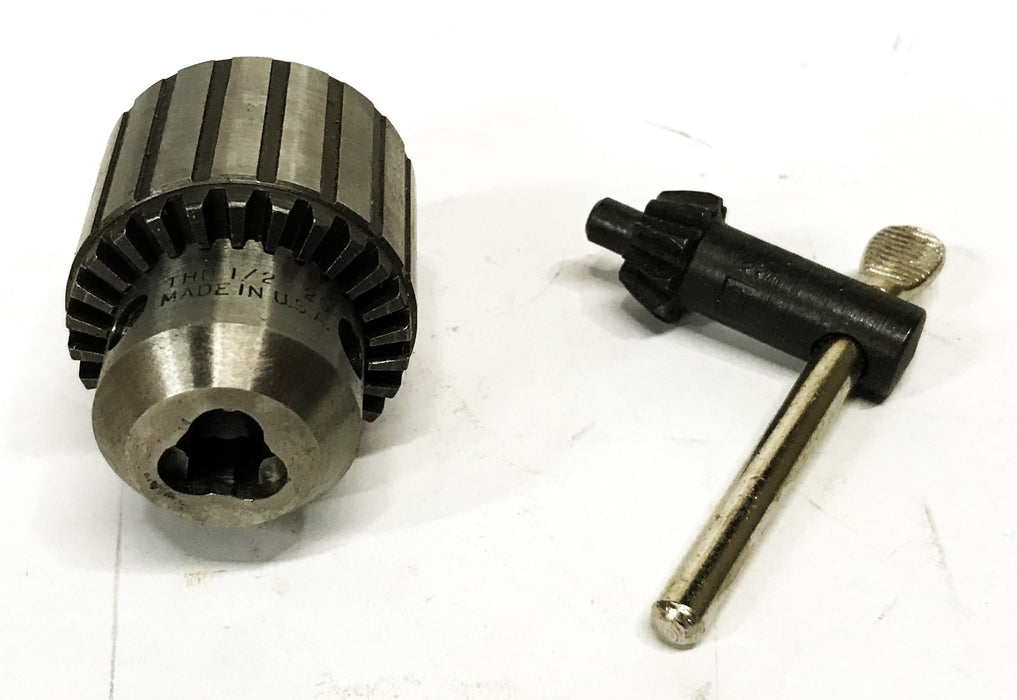 Jacobs 1/4-20 Plain Bearing Chuck and Key 30B-1/4-20 NOS