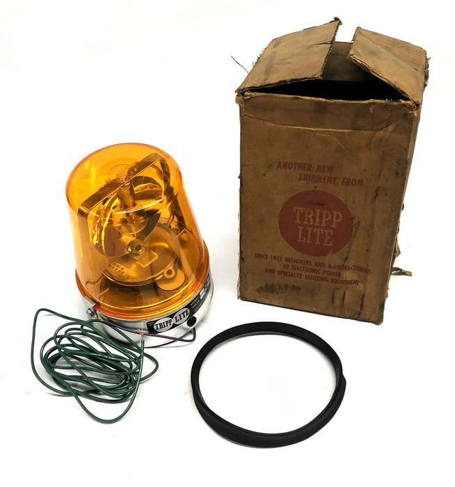 Tripp Lite 36DC Amber Rotating Beacon Light MV-IND NOS