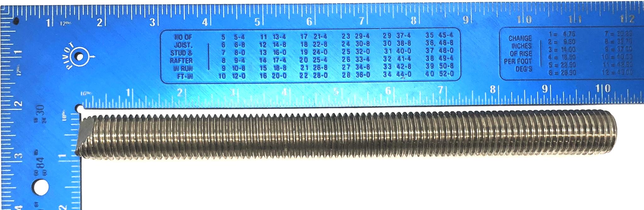 Hilti Pack of (9) 7/8" x 10" Anchor Bolts Without Hardware NOS