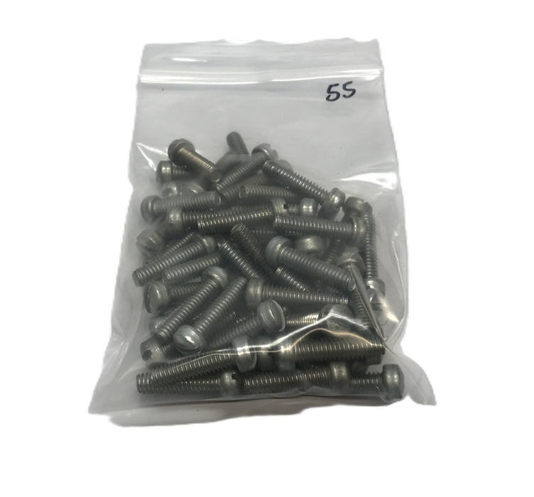 Unbranded 1/4-20 x 1" Slotted Round Head Machine Screw [Lot of 55] NOS