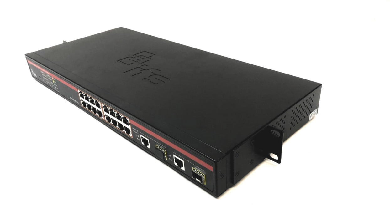 Interlogix 16-Port Eternet PoE+ Web Smart Switch ES2402-16P-2C USED