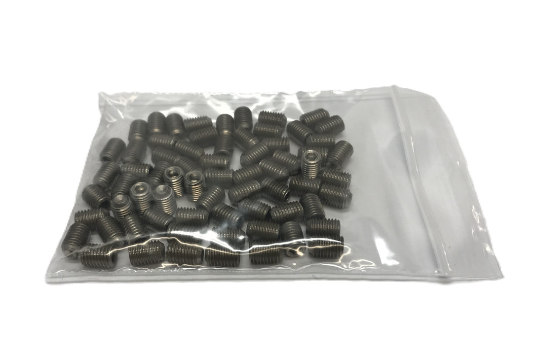 Unbranded 1/4-28 x 3/8" Stainless Steel Socket Set Screw [Lot of 65] NOS