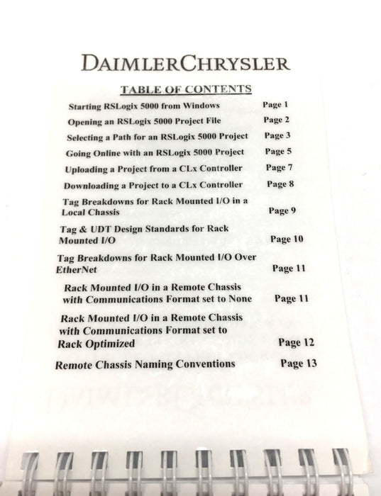 Controllogix Procedure and Ref. Pocket Guide for 1756-ENBT,-CNB,-DHRIO,-DNB,&PV+