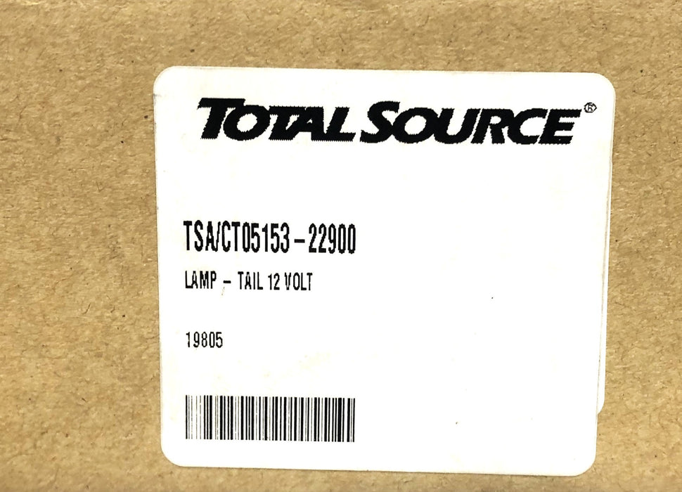 Total Source 12 Volt Tail Light For CAT Forklift CT05153-22900 NOS