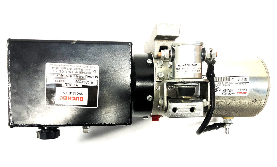 Bucher Hydraulic Cab Jack Pump (Small Broken Piece) M-301-0280 (10339029) NOS