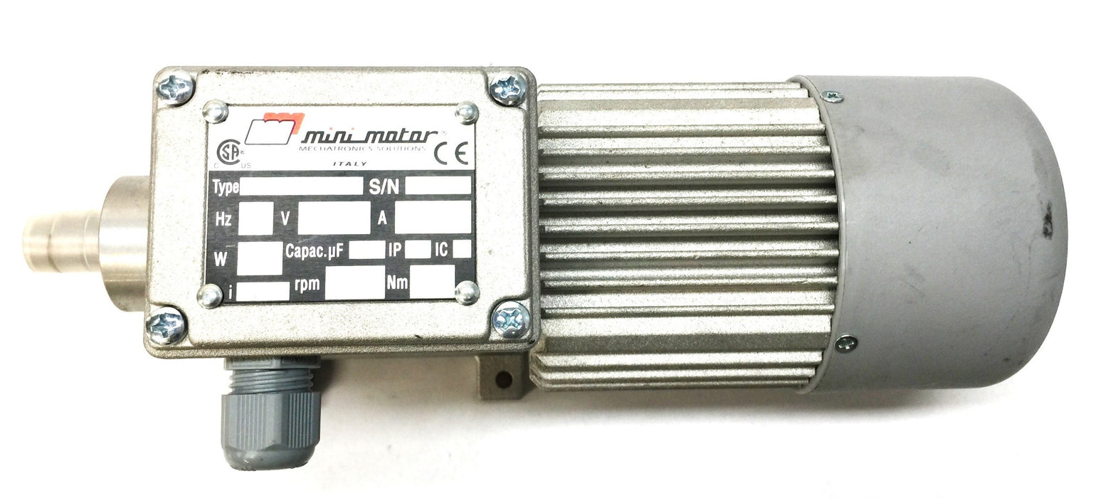 Minimotor 60Hz 89W 220/380V 252RPM Gearmotor AC320P2T NOS