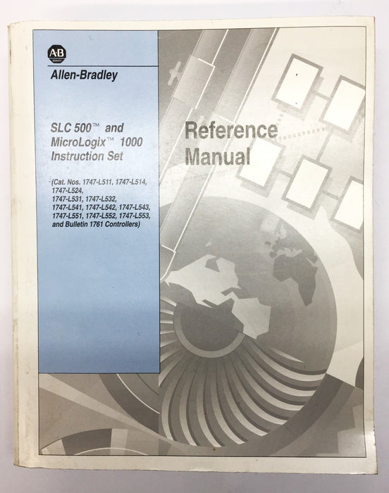 Allen-Bradley SLC 500 and MicroLogix 1000 Reference Manual 956500-02 NOS