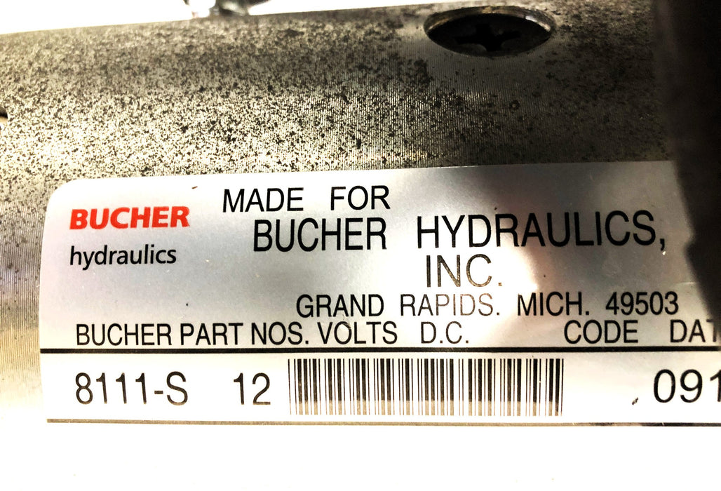 Bucher Hydraulic Cab Jack Pump (Small Broken Piece) M-301-0280 (10339029) NOS