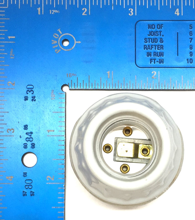 Leviton 660W/250V Porcelain Light Socket NOM057 NOS