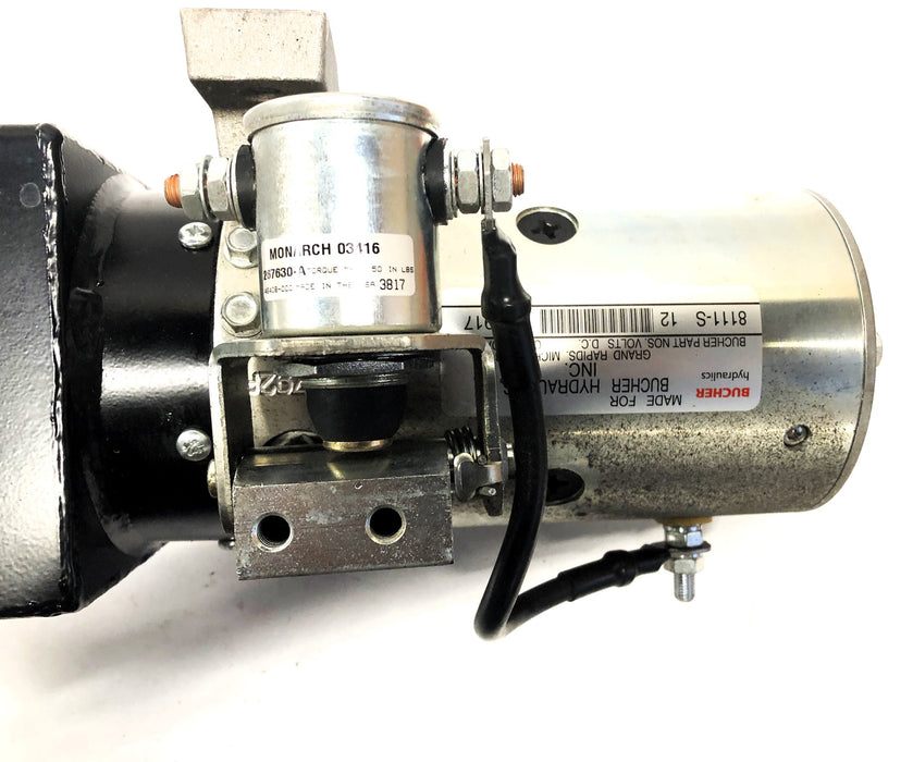 Bucher Hydraulic Cab Jack Pump (Small Broken Piece) M-301-0280 (10339029) NOS