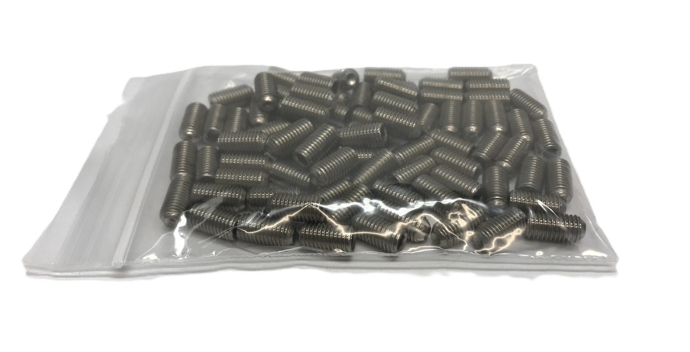 Unbranded 1/4-28 x 1/2" Stainless Steel Socket Set Screw [Lot of 75] NOS