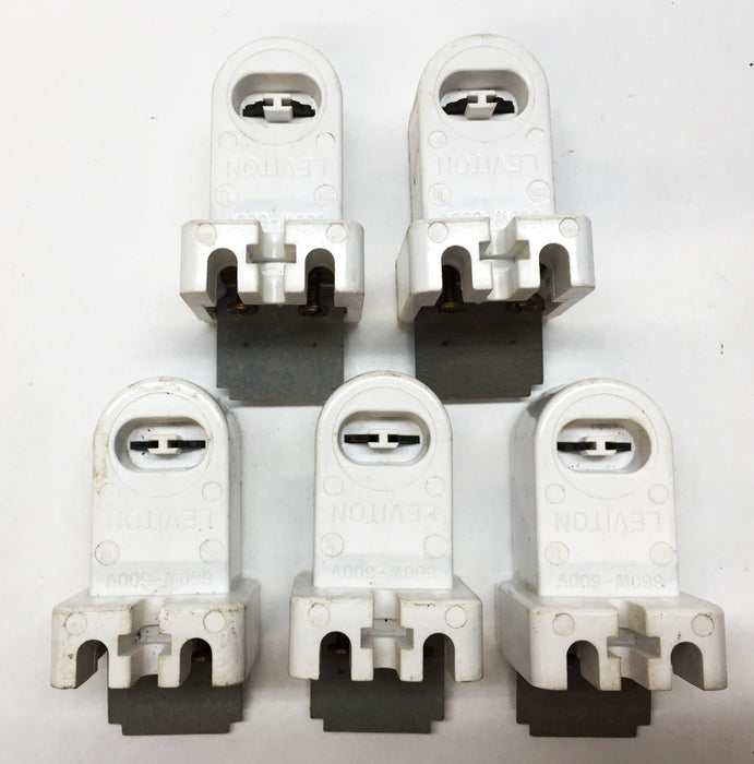 Leviton Fluorescent Lampholder 660W/600V 465 [Lot of 5] NOS