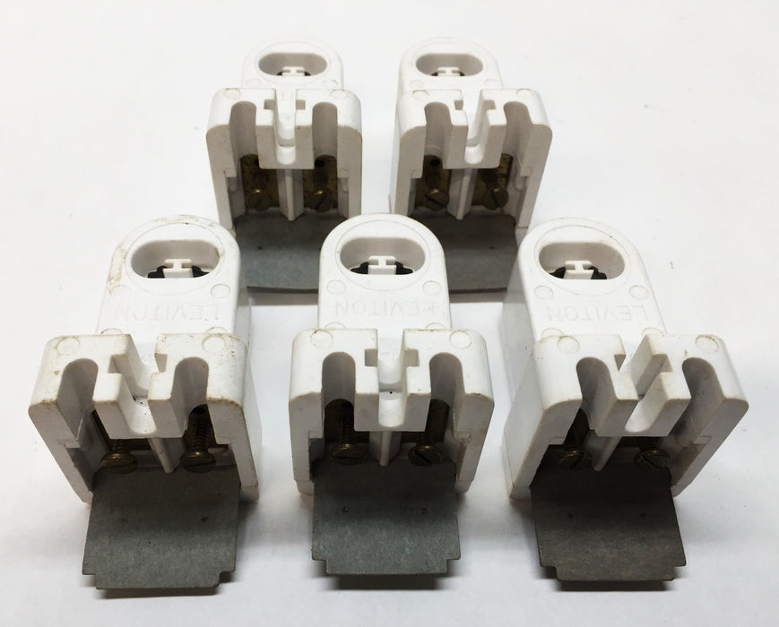Leviton Fluorescent Lampholder 660W/600V 465 [Lot of 5] NOS