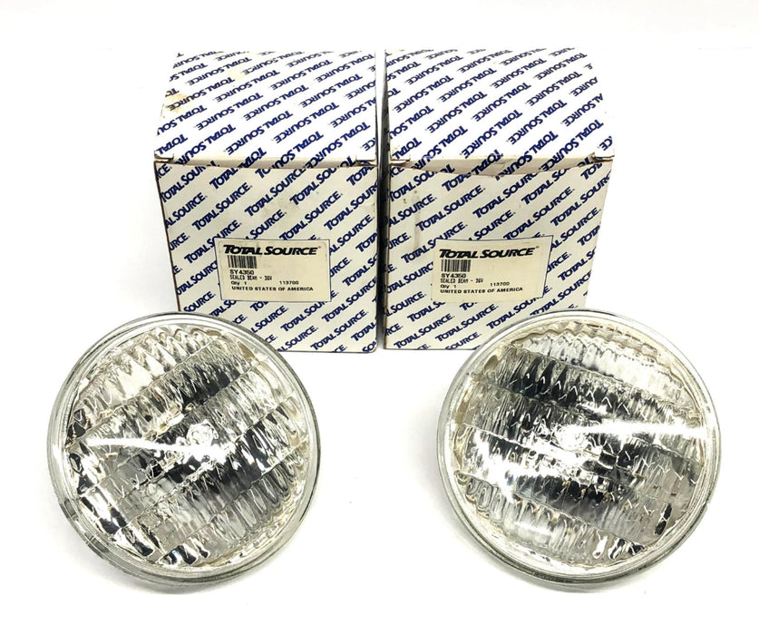 Total Source 36 Volt Sealed Beam SY4350 [Lot of 2] NOS