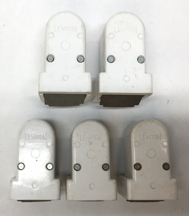 Leviton Fluorescent Lampholder 660W/600V 465 [Lot of 5] NOS