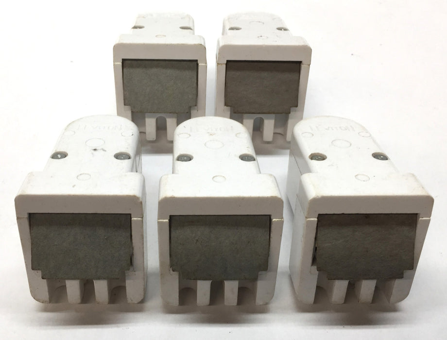 Leviton Fluorescent Lampholder 660W/600V 465 [Lot of 5] NOS