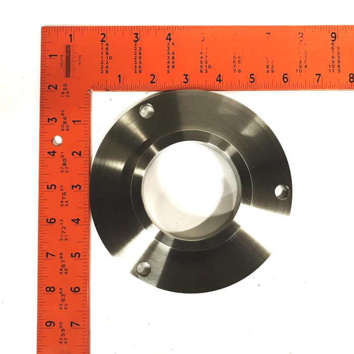 Unbranded Stainless Steel Pump Flange NOS