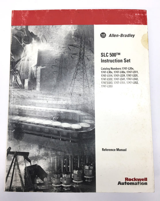 Rockwell Automation Allen-Bradley SLC 500 Instruction Set 1747-RM001C-EN-P USED