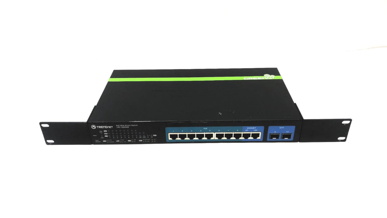Trendnet 10-Port PoE Web Smart Switch (Powers on) TPE-1020WS USED