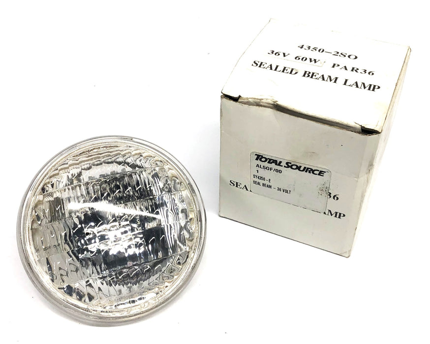 Total Source 36 Volt Sealed Beam SY4350-E NOS