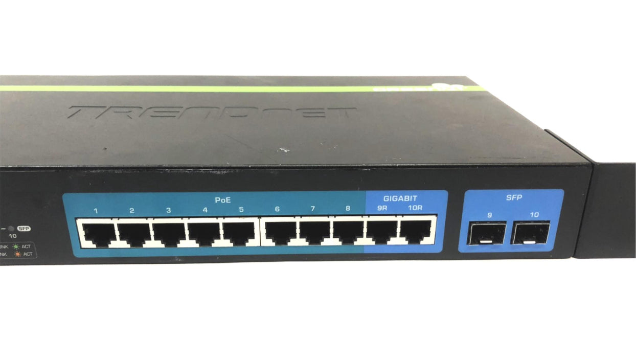 Trendnet 10-Port PoE Web Smart Switch (Powers on) TPE-1020WS USED