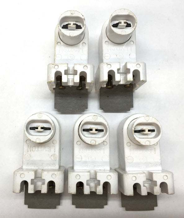 Leviton Fluorescent Lampholder 660W/600V 464 [Lot of 5] NOS