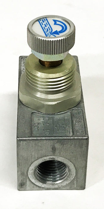 Festo Flow Control Valve GRA-1/4B NOS