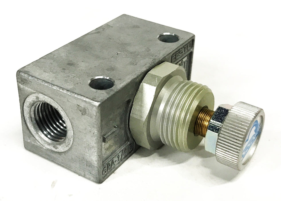 Festo Flow Control Valve GRA-1/4B NOS