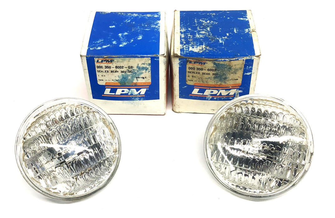 LPM 36 Volt Sealed Beam 350-6002-GE [Lot of 2] NOS
