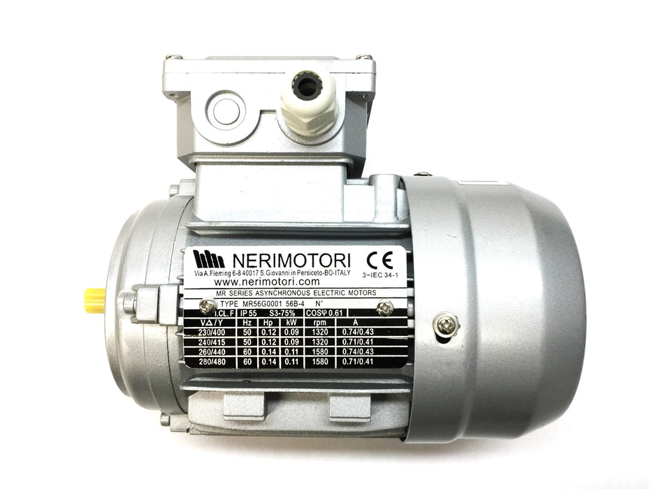 Nerimotori General Purpose Motor MR56B4 B14 265/460/60 (DB0011B3200) NOS