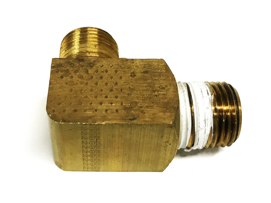 Eaton Weatherhead 7/8 inch NPT Male x 7/8 inch NPT Brass Elbow NOS