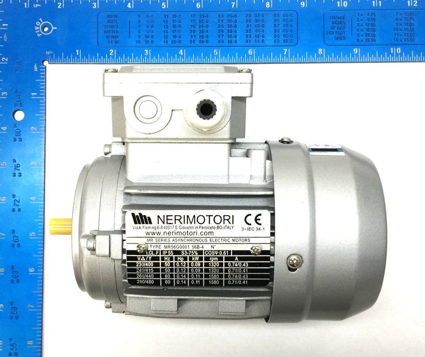 Nerimotori General Purpose Motor MR56B4 B14 265/460/60 (DB0011B3200) NOS