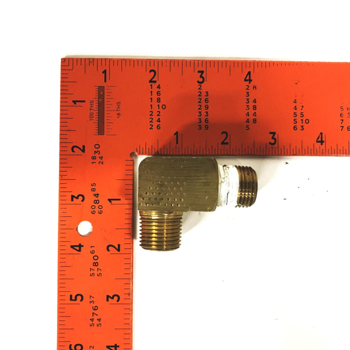 Eaton Weatherhead 7/8 inch NPT Male x 7/8 inch NPT Brass Elbow NOS