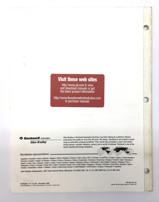 Rockwell/Allen-Bradley Analog Output Module Rockwell 1771-OFE Series. B NOS