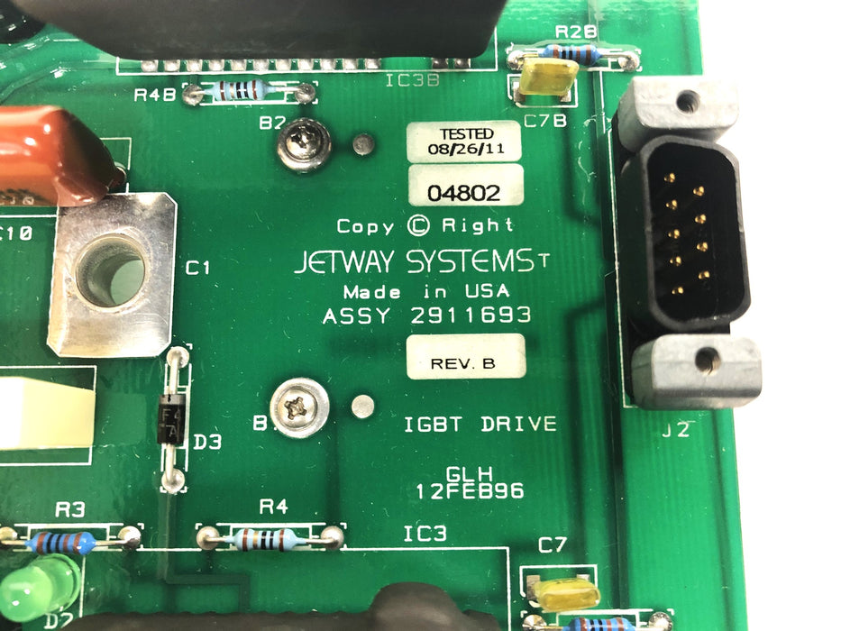 Jetway Systems IGBT Drive Board 2911693 NOS