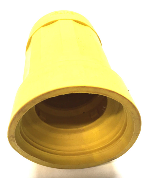 Leviton Weather Resistant Yellow Boot 15A Connector NOS