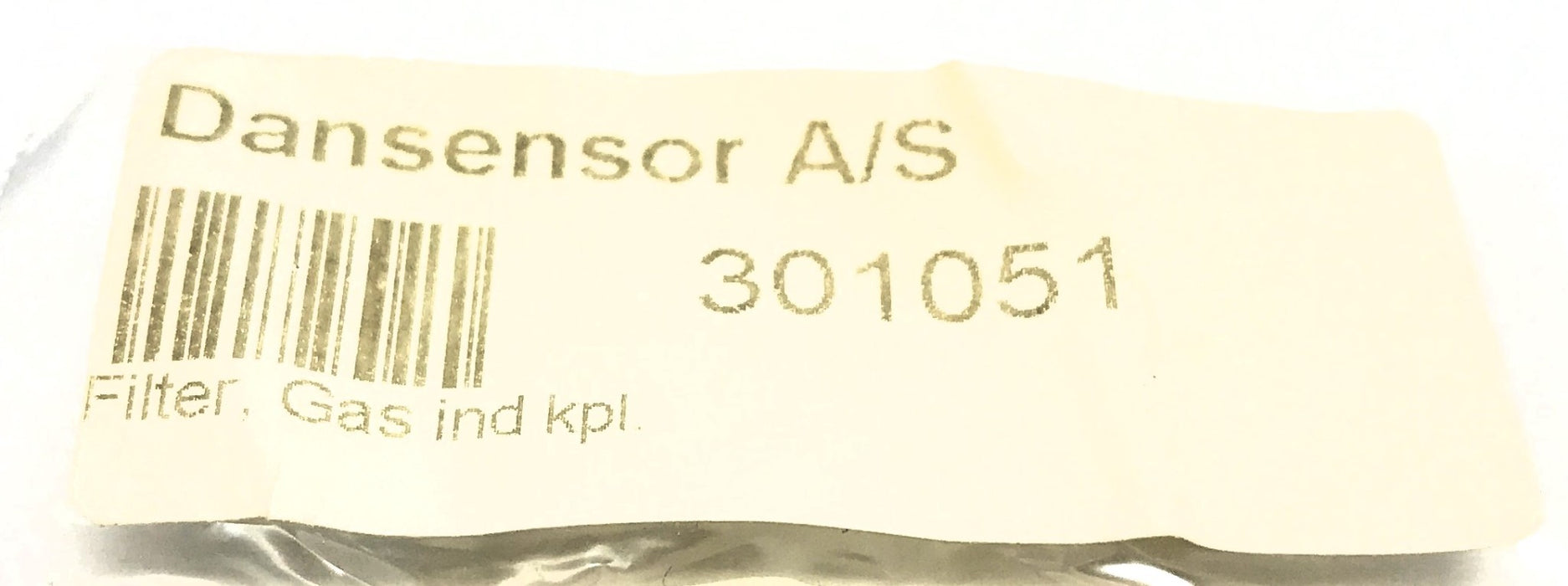Dansensor Gas Inlet Coupling Filter 301051 NOS