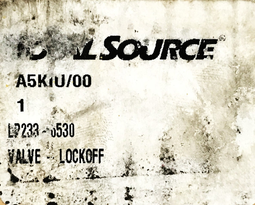 Total Source Forklift Lockoff Valve LP233-6530 NOS